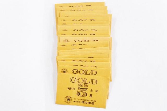 歯科用金属　純金板・5g金