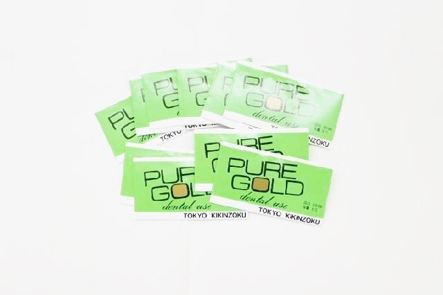 歯科用金属　純金板・5g金