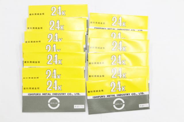 歯科用金属　純金板・5g金